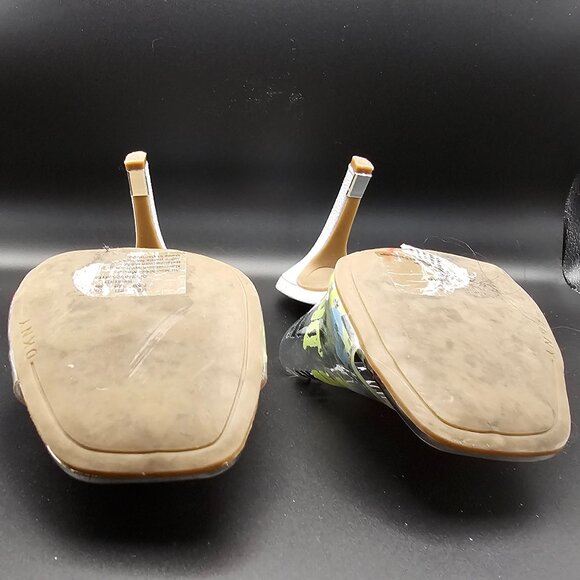 DKNY Graffiti Print Clear Strap Sandals – Size 7.5 - Picture 9 of 11